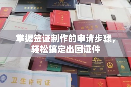 信丰掌握签证制作的申请步骤，轻松搞定出国证件